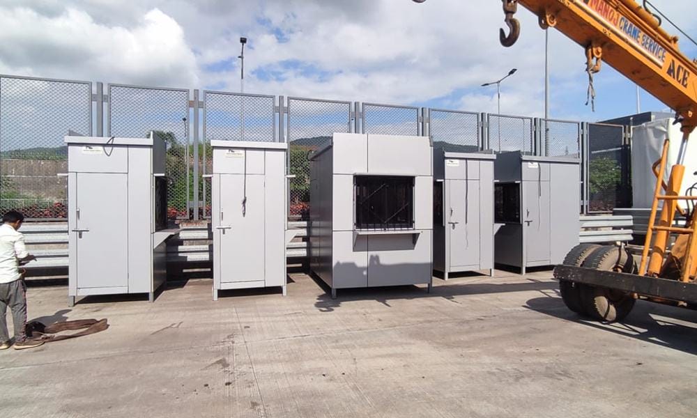 FRP Portable Security Cabins